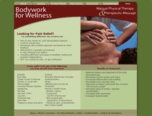 Tablet Screenshot of bodyworkforwellness.com